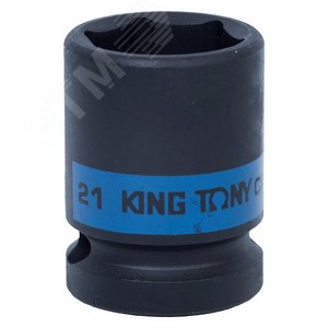 Головка торцевая ударная шестигранная 1/2', 21 мм - King Tony