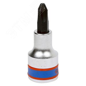 Насадка (бита) торцевая 1/2‘, Phillips, PH3, L = 60 мм (402103) - King Tony