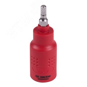 Насадка (бита) торцевая диэлектрическая 3/8'' HEX 4 мм L = 65 мм - King Tony