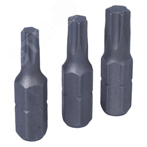 Набор вставок (бит) 1/4', TORX, Т20, Т25, Т30, 3 предмета - King Tony