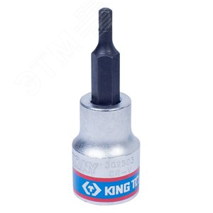 Насадка (бита) торцевая 3/8‘, HEX, 3 мм, L = 50 мм (302503) - King Tony