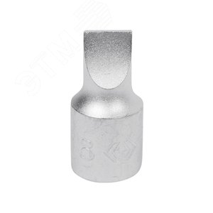 Насадка (бита) торцевая 1/4', Slotted, 8x1,2 мм, L = 25 мм - King Tony