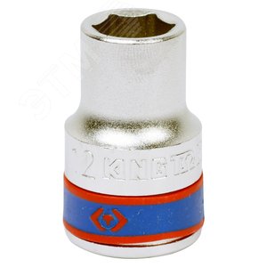 Головка торцевая стандартная шестигранная 1/2', 12 мм - King Tony