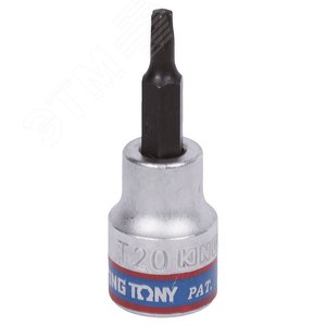 Насадка (бита) торцевая 1/2‘, TORX, T20, L = 60 мм (402320) - King Tony