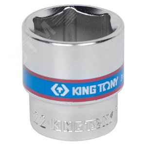 Головка торцевая стандартная шестигранная 3/8', 22 мм - King Tony