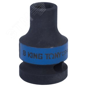 Головка торцевая ударная шестигранная 1/2', 08 мм - King Tony
