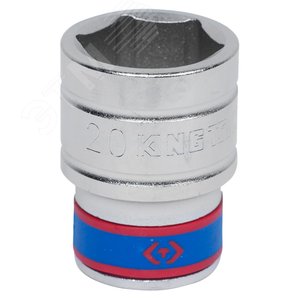 Головка торцевая стандартная шестигранная 1/2', 20 мм - King Tony