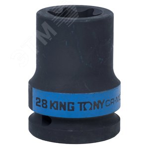 Головка торцевая ударная TORX Е-стандарт 3/4', E28, L = 56 мм - King Tony