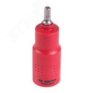 Насадка (бита) торцевая диэлектрическая 1/2'' HEX 5 мм L = 75 мм - King Tony