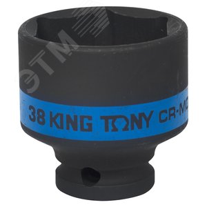 Головка торцевая ударная шестигранная 1/2', 38 мм - King Tony