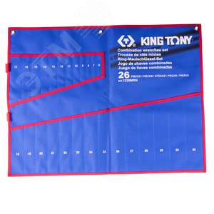Чехол из теторона для набора 1226MRN (831226KTAB) - King Tony