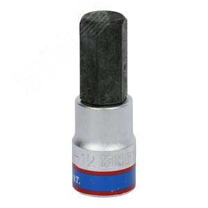 Насадка (бита) торцевая 3/8‘, HEX, 12 мм, L = 50 мм (302512) - King Tony