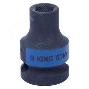 Головка торцевая ударная шестигранная 1/2', 09 мм - King Tony