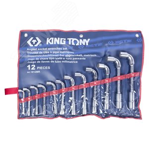 Набор торцевых L-образных ключей, 8-24 мм, 12 предметов - King Tony