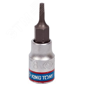 Насадка (бита) торцевая 1/4‘, TORX T9, L = 37 мм (203309) - King Tony