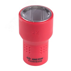 Головка торцевая диэлектрическая шестигранная 1/2'' 22 мм - King Tony