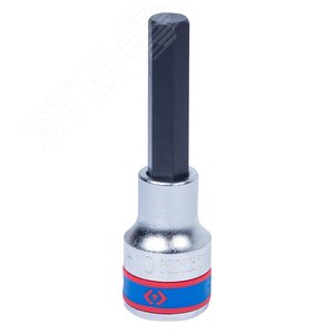 Насадка (бита) торцевая 1/2‘, HEX, 10 мм, L = 80 мм (403510) - King Tony