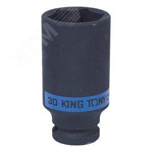 Головка торцевая ударная глубокая шестигранная 1/2', 30 мм - King Tony