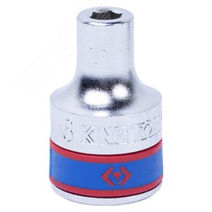 Головка торцевая стандартная шестигранная 1/2', 6 мм - King Tony