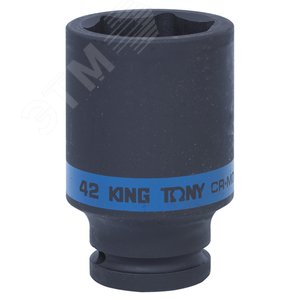 Головка торцевая ударная глубокая шестигранная 3/4', 42 мм - King Tony