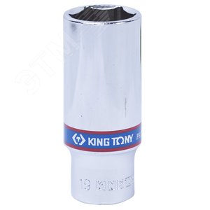 Головка торцевая глубокая шестигранная 3/8', 19 мм - King Tony