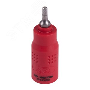 Насадка (бита) торцевая диэлектрическая 1/4'' HEX 3 мм L = 54 мм - King Tony