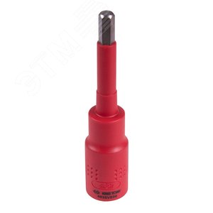 Насадка (бита) торцевая диэлектрическая 1/2'' HEX 8 мм L = 120 мм - King Tony