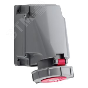 Розетка для монтажа на поверхность 5Р 63А 400V IP67, 6ч (D53S36) - ABL