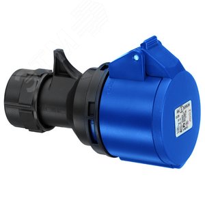 Кабельная розетка 3Р 32А 230V IP44, 6ч (K32S20) - ABL