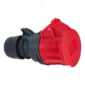 Кабельная розетка 5Р 16А 400V IP44, 6ч (K51S30)