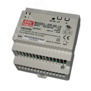 Блок питания DR-60-12 PBF MW (БП DR60-12 PBF MW) - Hostcall