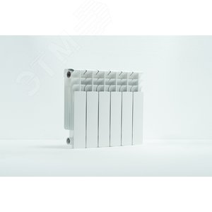 Радиатор алюминиевый секционный Корвет 350/100/4 боковое подключение 588Вт - Русский Радиатор