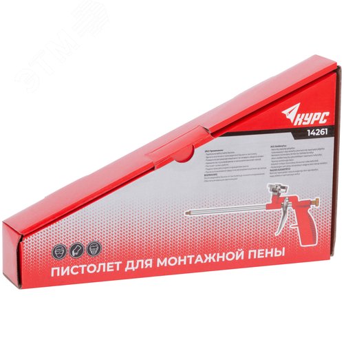 Пистолет для монтажной пены, пластиковый корпус - фото 3