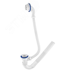 Сифон ЭКОНОМ для ванн поворотный белый - VIRPlast