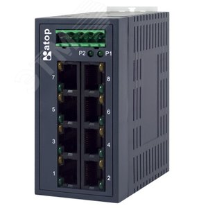 Коммутатор неуправляемый EH2008, 8 портов, 8х10/100BaseTX (1P1EH200800001G) - Atop