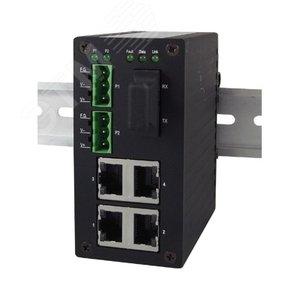 Коммутатор неуправляемый 5 портов, 5х10/100BaseTX, многомодовый ST разъем (1P1EH23051FM01G) - Atop