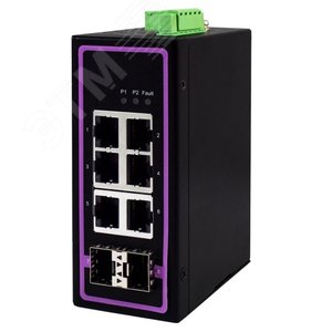Коммутатор EHG2408 Smart 8 портов, 6х10/100/1000BaseT, 2x100/1000BaseTX (1P1EHG24080001G) - Atop