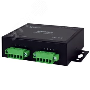 Шлюз MB5202-SFP-DB Modbus TCP/RTU, 2 порта, RS-232/422/485,  DB9(M) (1P1MB520200004G) - Atop