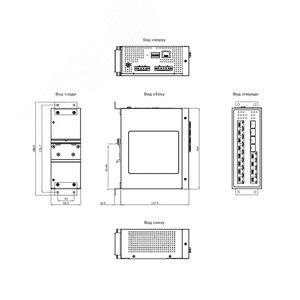 Коммутатор EH7512-4G-8PoE-4SFP управляемый, 12 портов, 4 Combo х10/100/1000BaseT (1P1EH751200002G) - фото 2