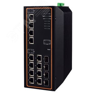 Коммутатор EHG7516-8PoE-410GSFP управляемый, 16 портов, 4х10/100/1000BaseT, 8PoE (1P1EHG75160003G) - Atop