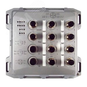 Коммутатор EMG8508-HV управляемый, 8 портов, 8 M12 х10/100/1000BaseT (1P1EMG85080004G) - Atop