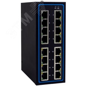Коммутатор неуправляемый 16 портов, 14х10/100BaseTX, 2х10/100/1000BaseT (1P1EH231600001G) - фото 3