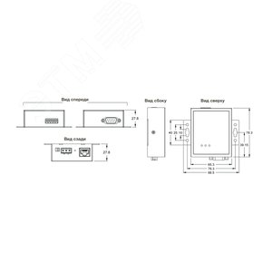 Сервер SE5201C-TB полупромышленный, 10/100BaseTX, RS232/422/485 TB5 (1P1SE5201C0002G) - фото 4