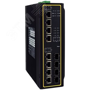 Коммутатор EHG7612-8PoE-410GSFP управляемый, (L3) 12 портов, 8PoE, 4х10G SFP (1P1EHG76120001G) - фото 3