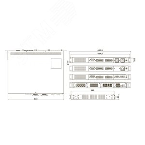"Коммутатор RHG7628-CPU-410GSFP-DC модульный (L3) 19"", 1U, 28х10/100/1000BaseT" (1P1RHG7628CPU6G) - фото 12