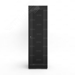 Шкаф напольный телекоммуникационный NTSS RS 32U 600х800мм, 4 профиля 19, двери перфорированная и сплошная металл, регулируемые опоры, боковые стенки съемные, разобранный, черный RAL 9005 (NTSS-RSP32U6080PD-BL) - NTSS