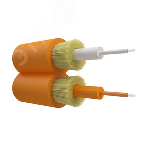 Кабель оптический премиум. duplex. ОМ1 62.5-125. 3.0mm. LSZH. оранжевый (NTSS-FOC-DPC-PM-ОМ1 62.5 -125 х2-3.0-LSZH-OR) - NTSS