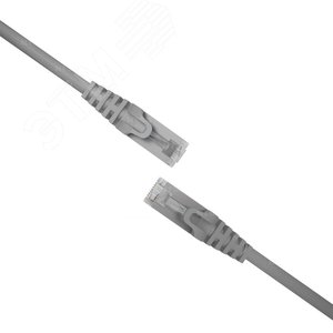 Патч-корд PREMIUM 2xRJ45/8P8C. T568B FTP CAT6 LSZH3 метра. серый - фото 4