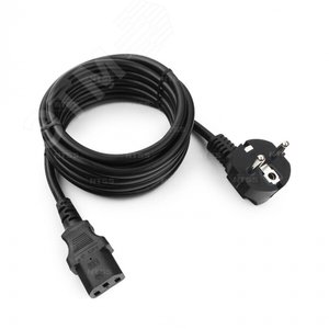 Шнур питания для БРП IEC 60320 C13 - CEE 7/7 Schu ko. 3х1.0. 3 м. ГОСТ - NTSS