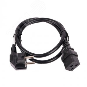 Шнур питания NTSS для БРП IEC 60320 C19 - CEE 7/7  Schuko. 3х1.5. 1.8 м. ГОСТ - NTSS
